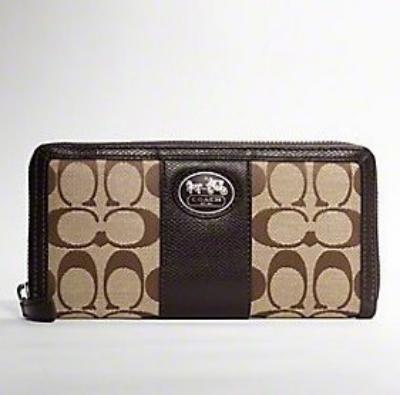 discounted coach wallets - 44026 coffee